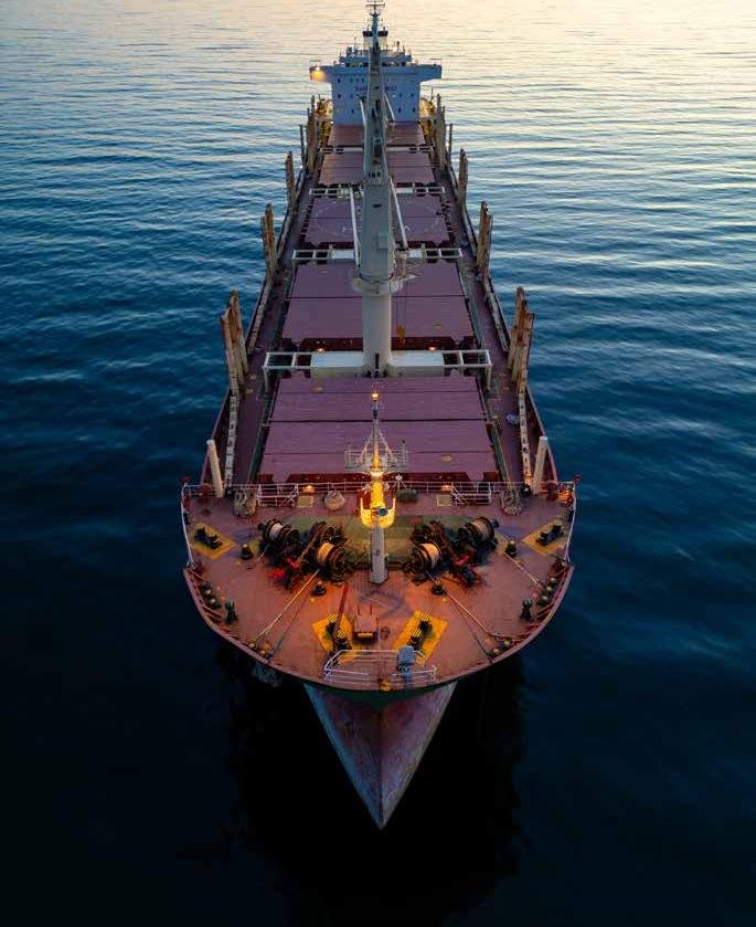Vessel underway